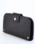 Saturday Wallet in Black Leather