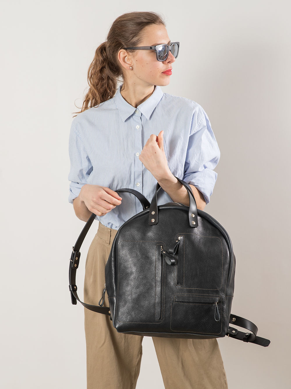 Handmade Gordon Leather Backpack – Stylish &amp; Spacious by TOKS VISOKS at www.brixbailey.com