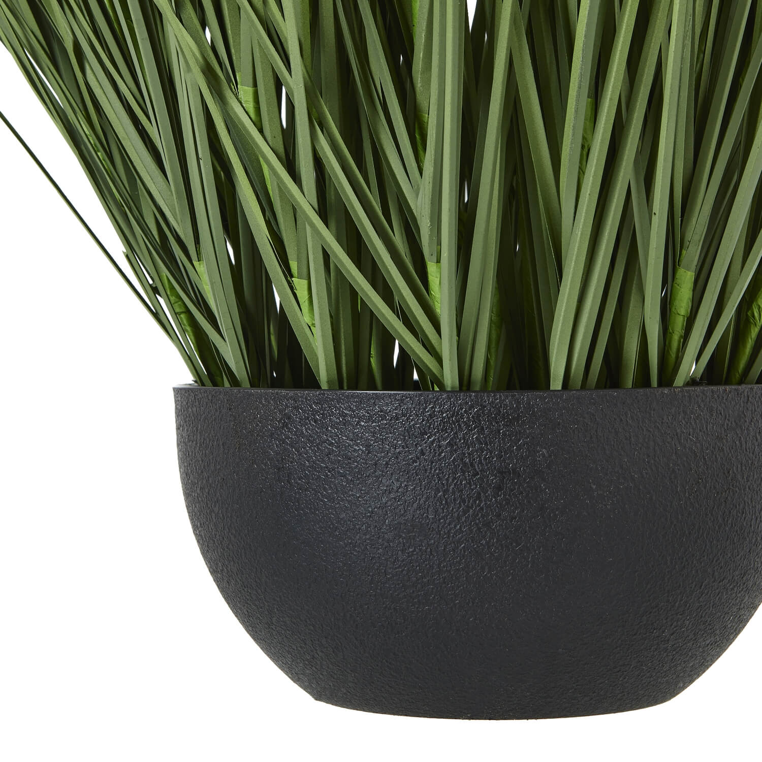 Large Artificial Onion Grass in Decorative Pot
