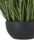 Large Artificial Onion Grass in Decorative Pot