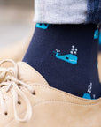 Whale Bamboo Socks