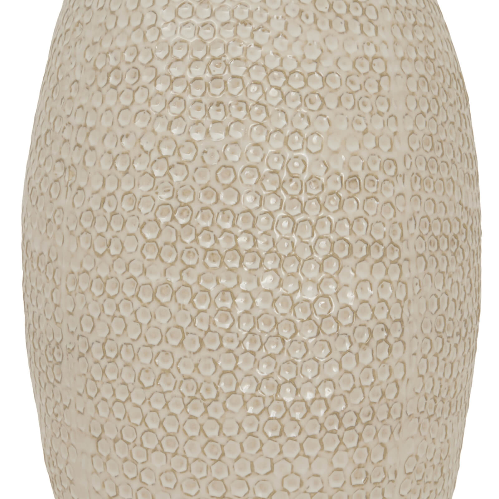 White Ceramic Vase with Flowing Silhouette