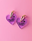 Dia Duit Hoop Earrings