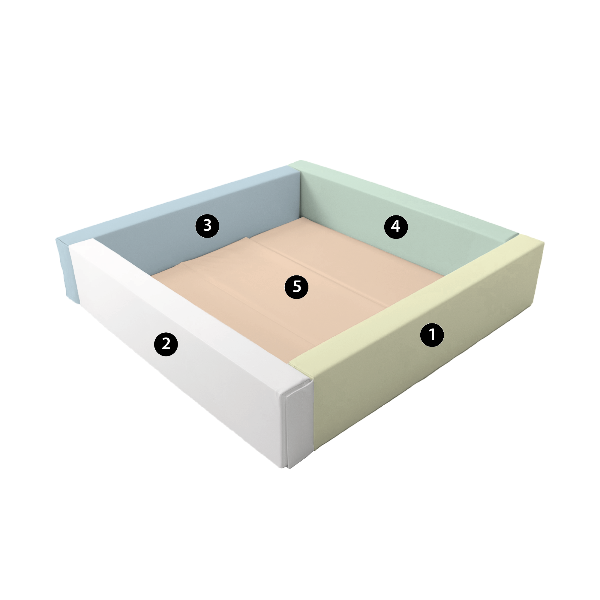 Soft Play Square Ball Pit - Ball Play Heaven-0