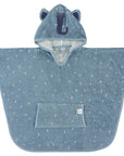 Organic Cotton Hooded Poncho for Kids – Soft & Fun Animal Design by Trixie Baby at brixbailey.com