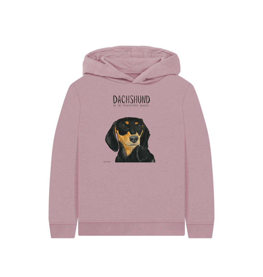 Mischievous Black &amp; Tan Sausage Hoodie – Snuggles, Sass &amp; Sustainability!