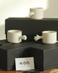 Rock Paper Scissors Porcelain Cup Set