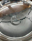 Large Polished Metal Punch Bowl on Pedestal – Barware / Party Decor