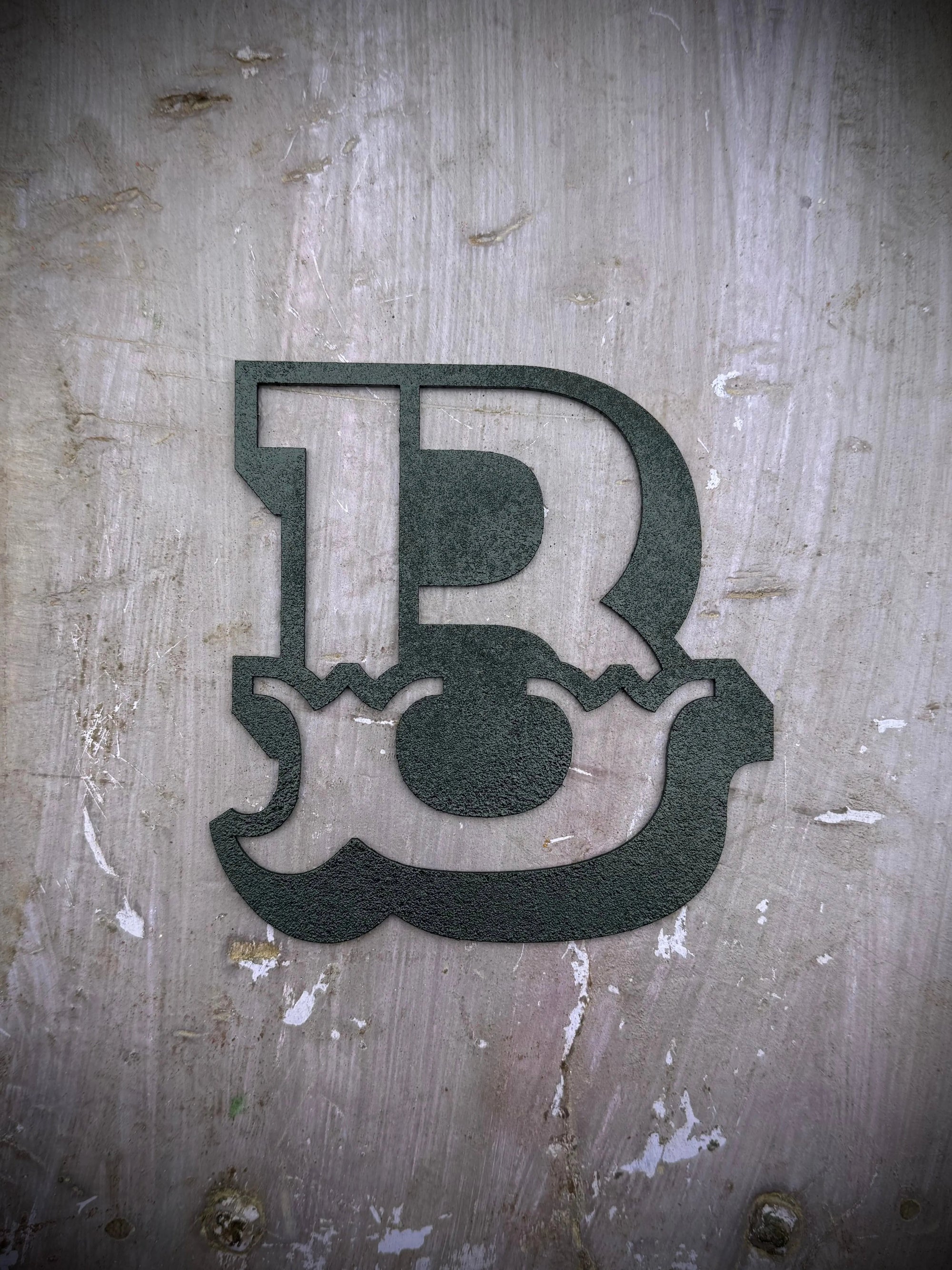 Rustic Black Metal Carnival Letters A–Z | 5” or 12” Alphabet