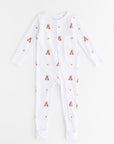 Bear Cotton Zip Sleepsuit One Piece