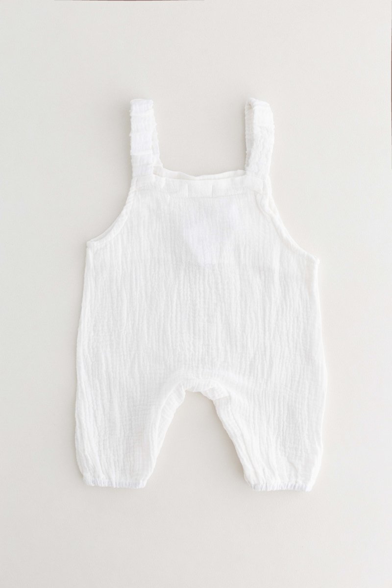 The Bear Set Hat &amp; Romper White