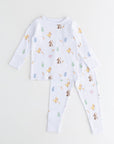 The COZY Hop Ribbed Cotton Two-Piece Set Long Sleeve Pyjamas