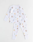 The COZY Hop Ribbed Cotton Two-Piece Set Long Sleeve Pyjamas