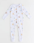 The COZY Hop Sleepsuit Ribbed Cotton Zip One Piece