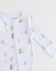 The COZY Hop Sleepsuit Ribbed Cotton Zip One Piece