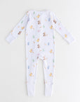 The COZY Hop Sleepsuit Ribbed Cotton Zip One Piece