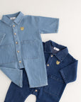 Bear Denim Piece Light or Dark Denim