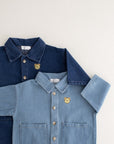 Bear Denim Piece Light or Dark Denim
