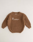 COZY Chunky Sweater | Toffee Personalised