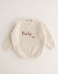 COZY Rainbow Speckle Chunky Sweater | Natural