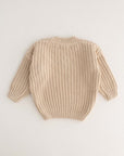 COZY Chunky Sweater | Almond Personlised