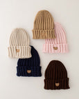 Knitted Bear Beanie Hats Multiple Colours