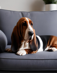 Basset Hound Cushion Cover – Guilt-Tripping in Style!