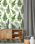 Green Fern Botanical Wallpaper