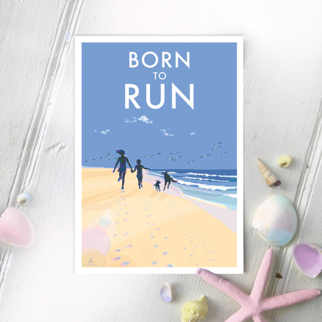 Born to Run A4 Print