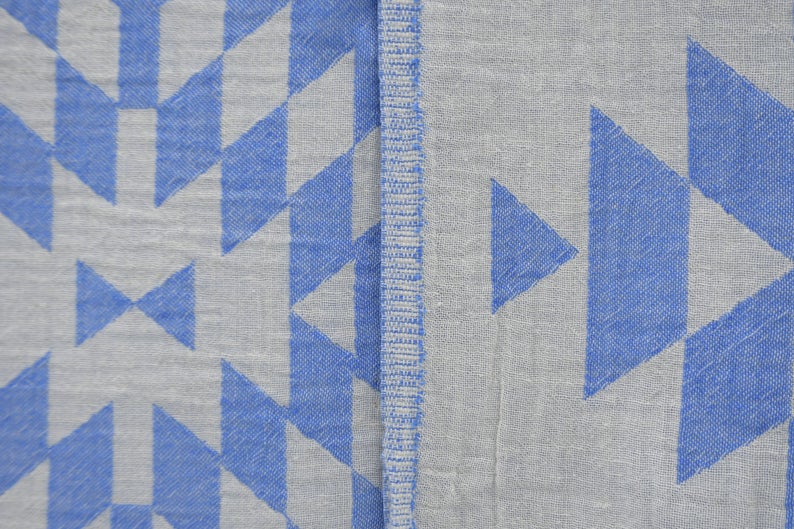 AZTEC BLUE TURKISH TOWEL