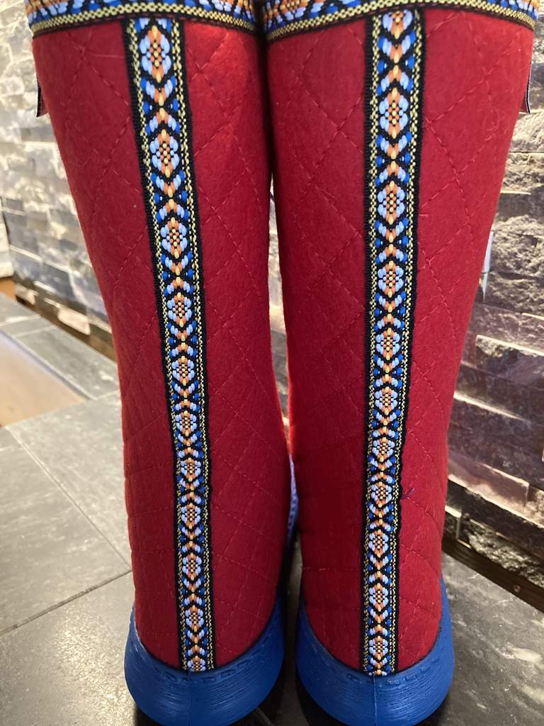 Norwegian Felted Wool Boots – Lightweight &amp; Secure Winter Gear by Nesna Lobben at www.brixbailey.com