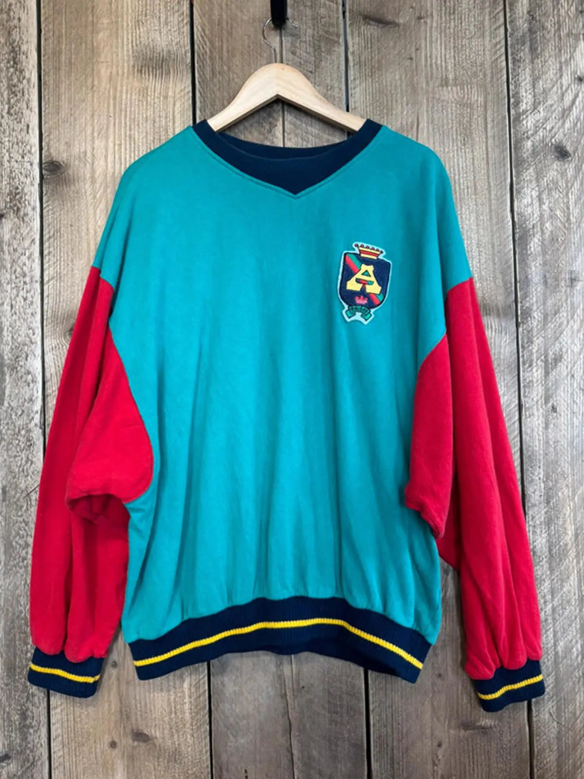 Adidas 80's Embroidered Logo Sweatshirt Jumper Top Sweater Men’s XL
