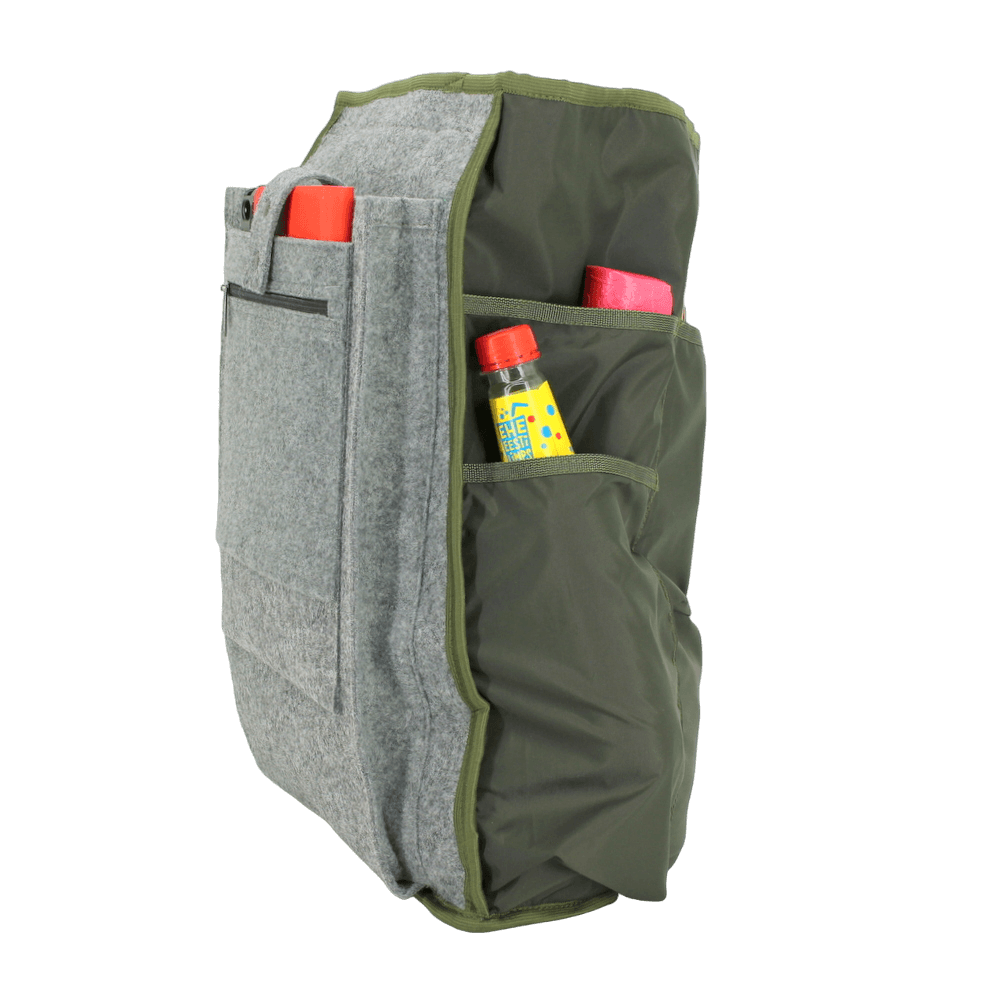 Cafe Backpack with G-hook - Khaki &amp; Beige