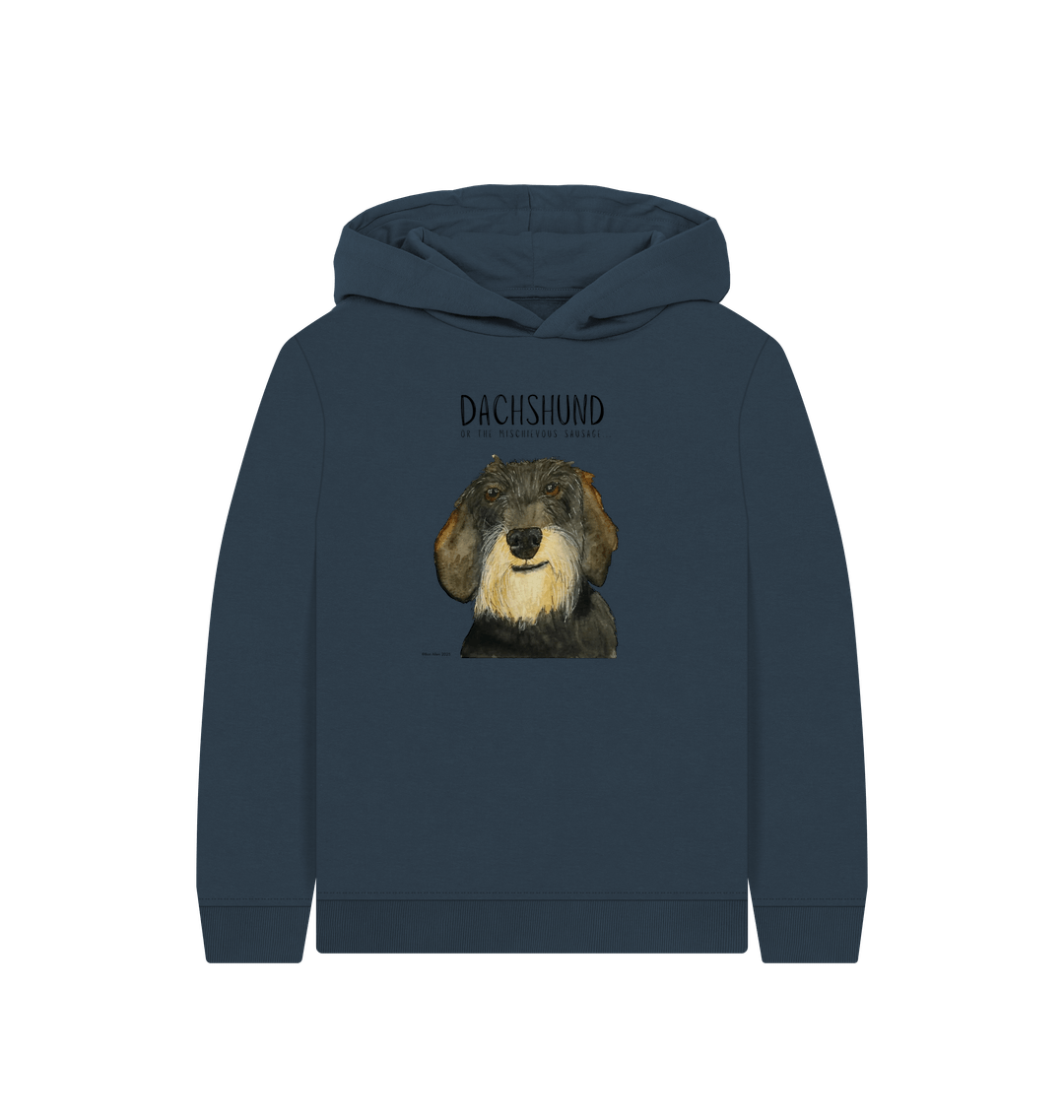 Mischievous Wire Haired Sausage Hoodie – Snuggles, Sass &amp; Sustainability!