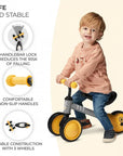 CUTIE Balance Bike for Toddlers - Safe, Adjustable & Durable with Kitten Design by Kinderkraft at www.brixbailey.com