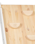 Ladder With a Slide-Climbing Wall - White