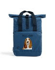 Basset Hound Roll-Top Backpack: Stylish, Sustainable, and Guilt-Trip Approved!