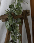 Frosted Pine and Eucalyptus Garland for Winter Decor