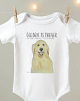 Golden Retriever Baby Bodysuit: For Your Little Weirdo with Big Puppy Energy!