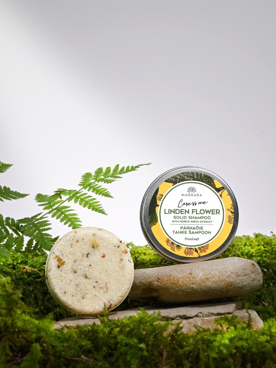 Solid Linden Flower Shampoo Bar with Birch Extract
