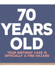 70 Years Old Birthday Card