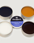 Bareback Footwear Premium Wax Polish- Available in 6 colours 75ml