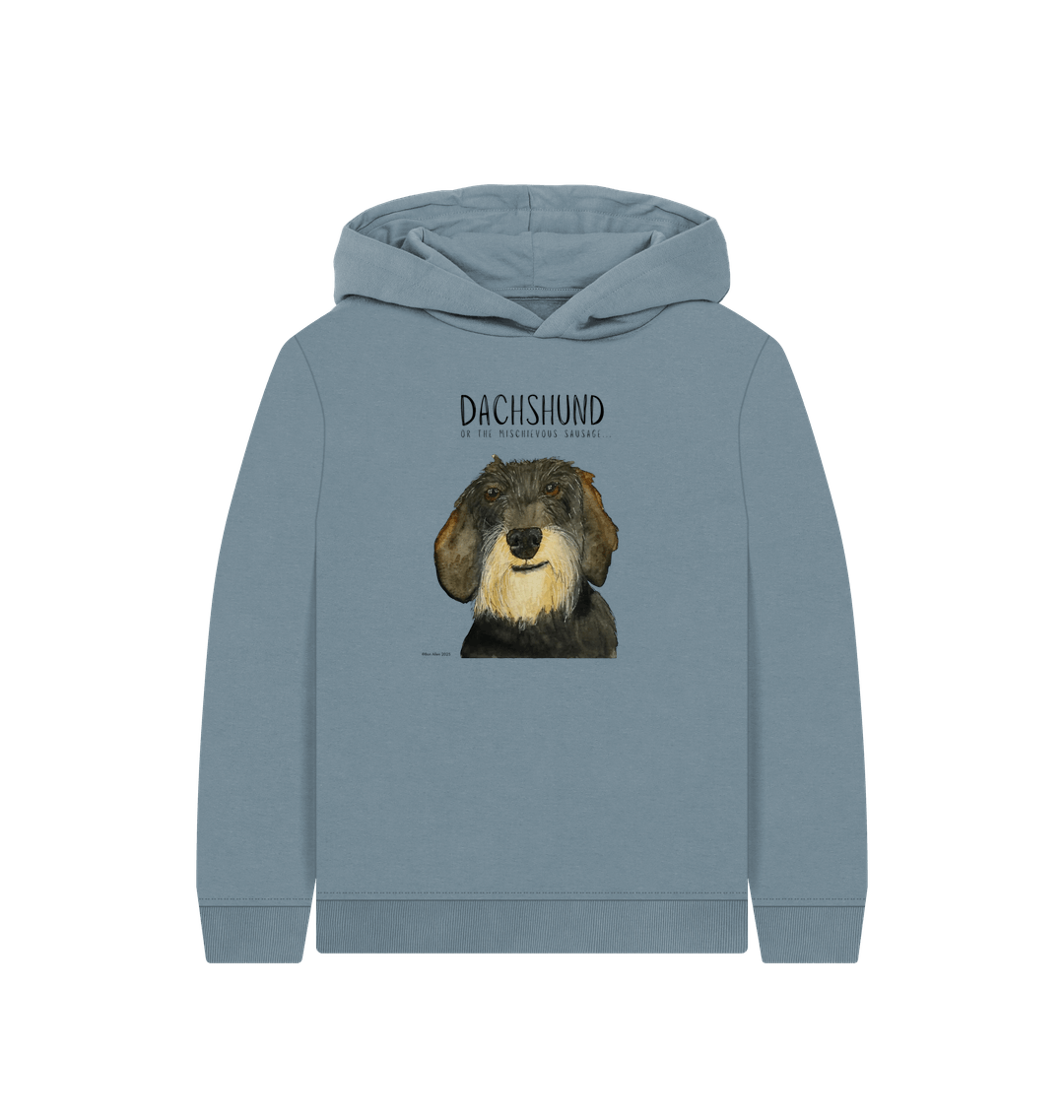 Mischievous Wire Haired Sausage Hoodie – Snuggles, Sass &amp; Sustainability!