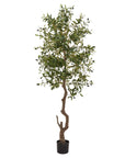 Large Olive Tree Faux Plant for Indoor Decor