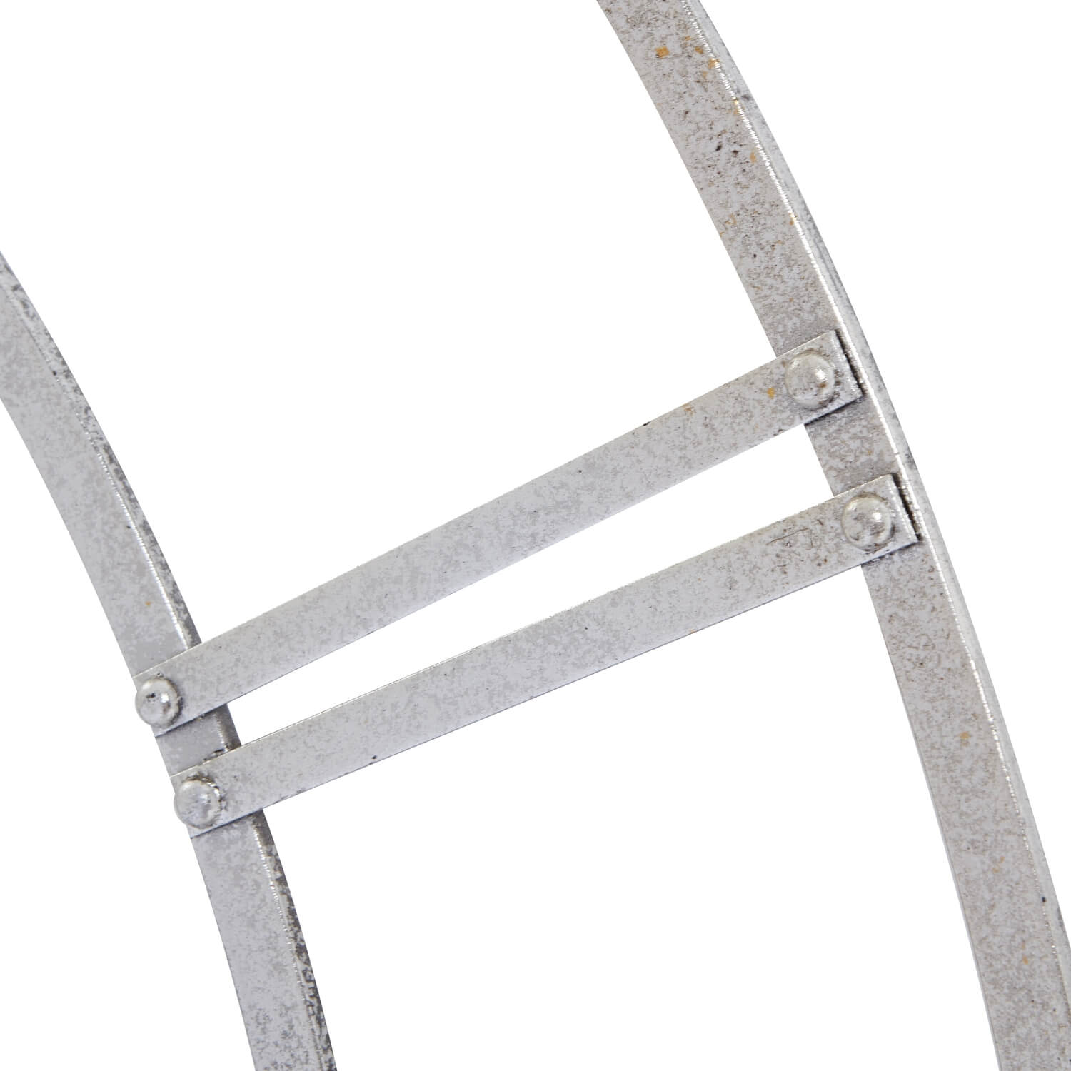 Sleek Silver Foil Skeleton Wall Clock | Bold Décor Statement
