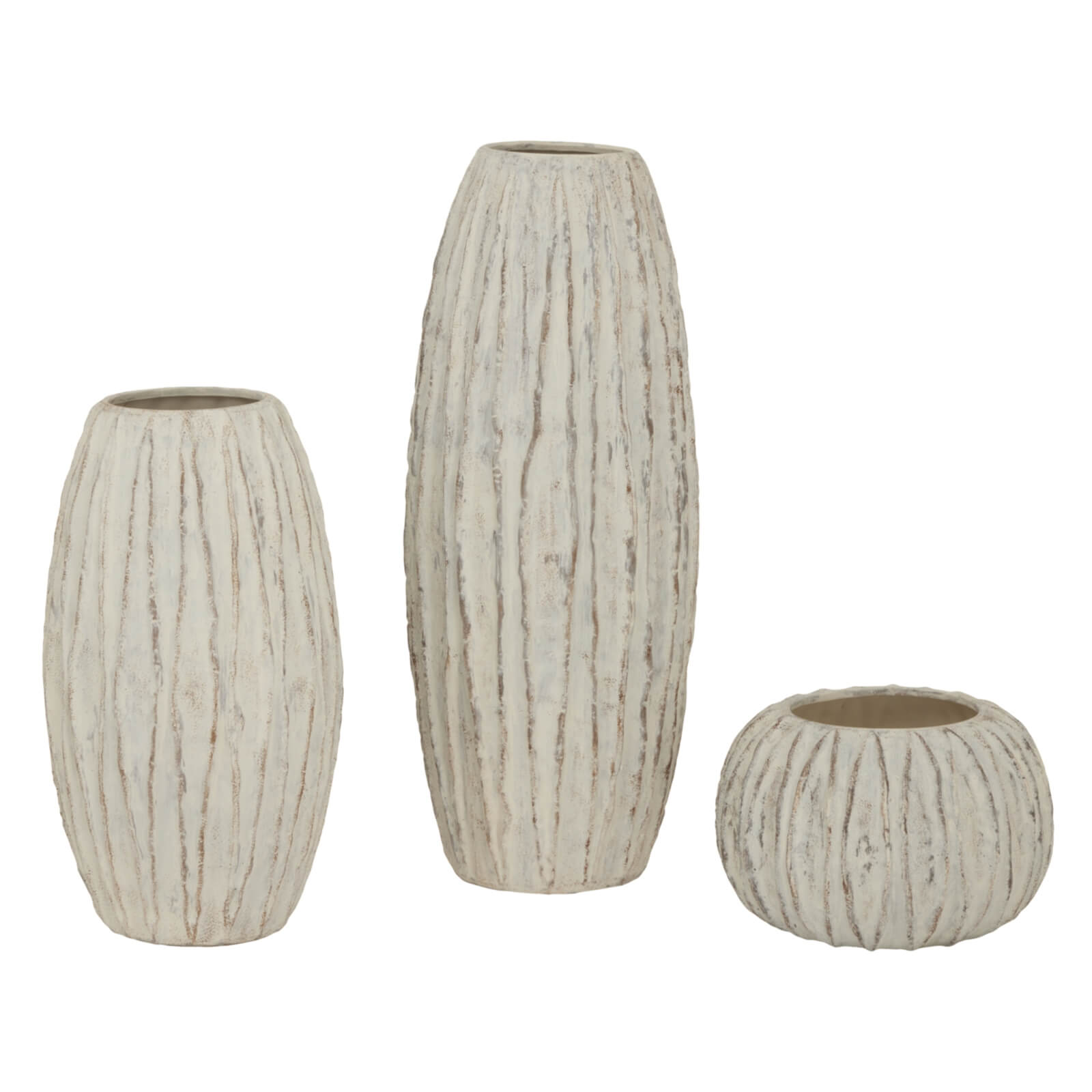 Elegant Lorenzo Rotund Fin Vase | Modern Home Decor