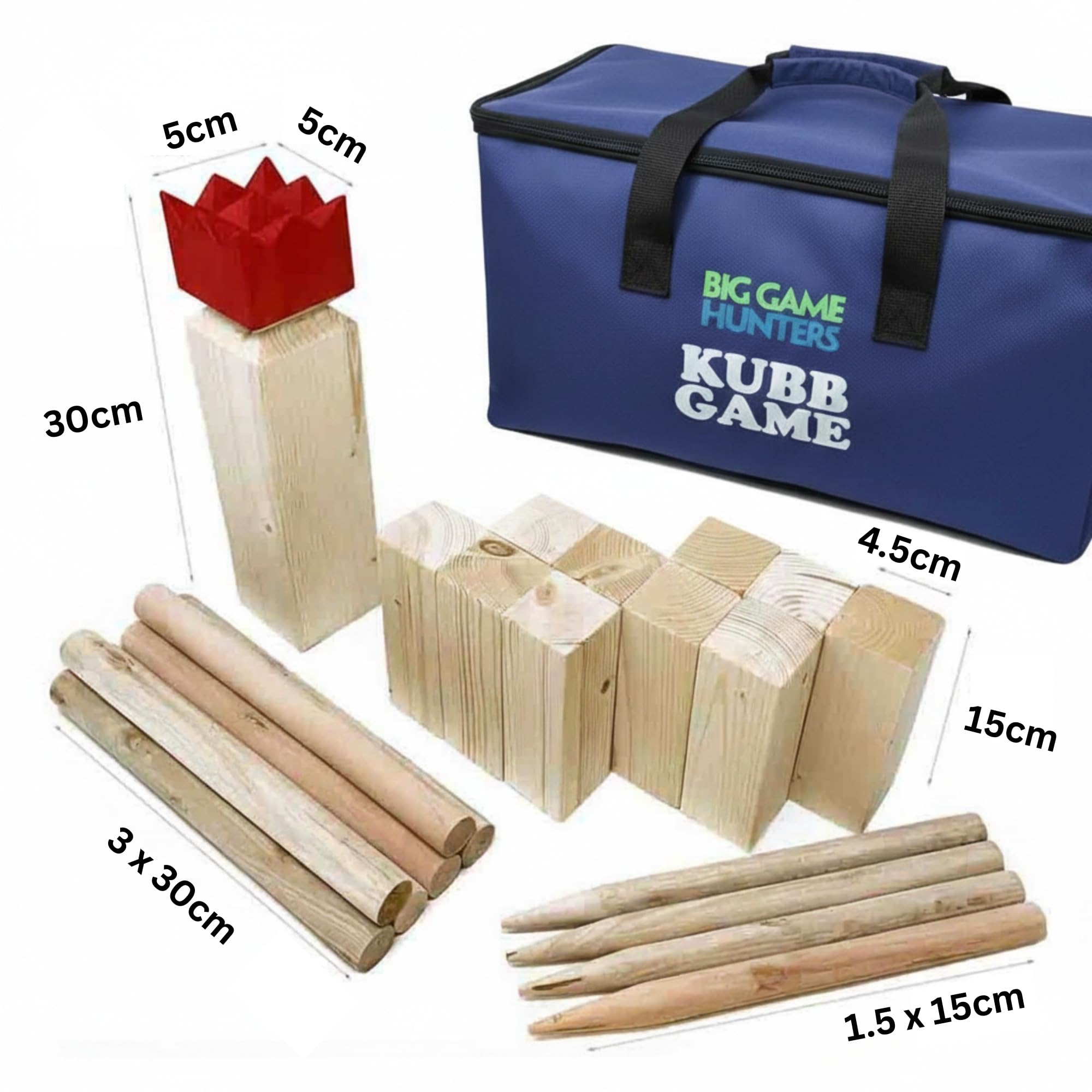 Scandinavian Kubb Viking Chess Game
