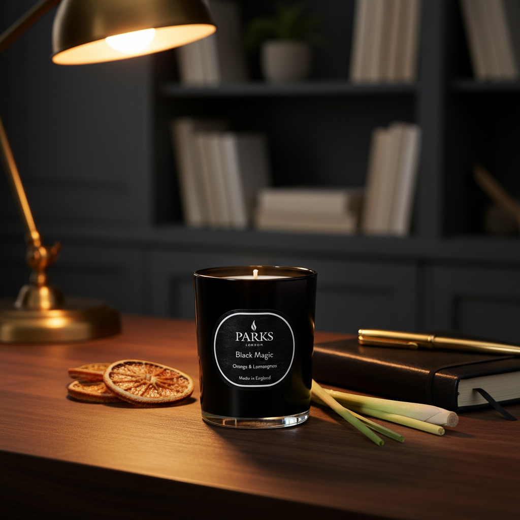 ORANGE &amp; LEMONGRASS 1 WICK SCENTED CANDLE 180G