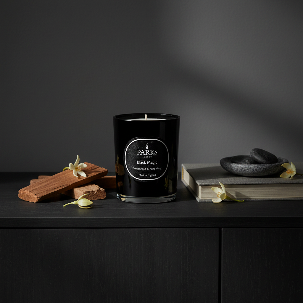 SANDALWOOD & YLANG YLANG 1 WICK SCENTED CANDLE 180G