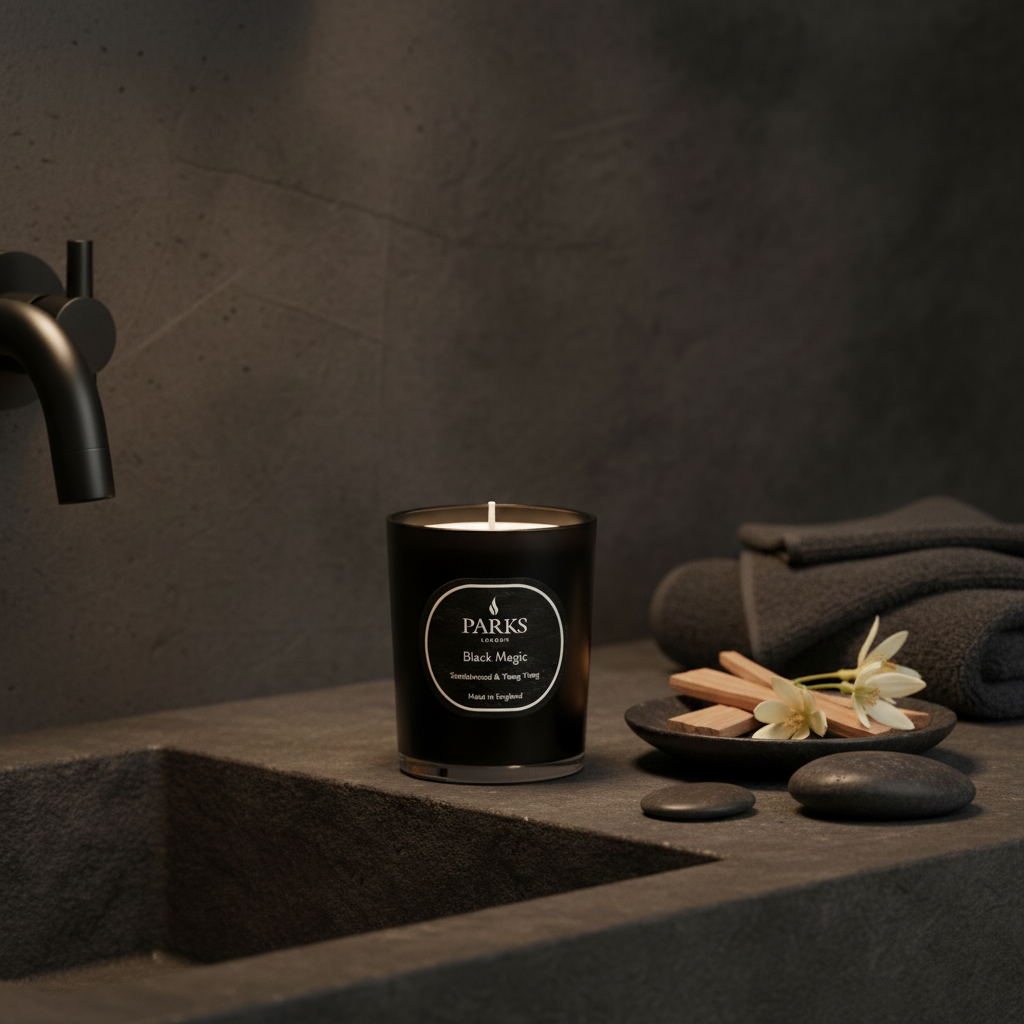 SANDALWOOD &amp; YLANG YLANG 1 WICK SCENTED CANDLE 180G